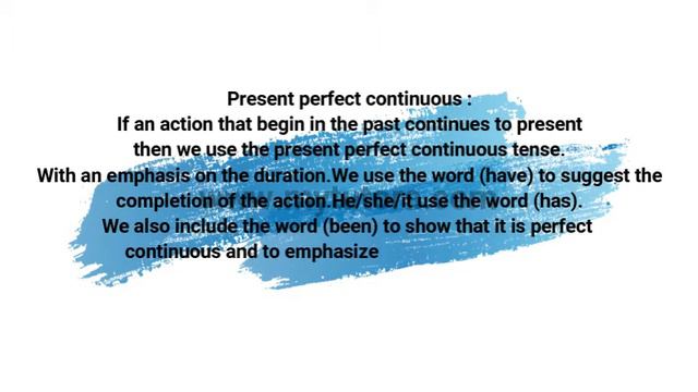 Perfect Continuous Tenses( Present ,Past, Future) .Basic English Learning ~ Lecture no 26 "#tenses смотреть онлайн