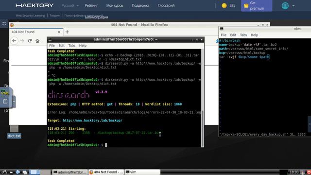Hacktory (Capture The Flag 1. VIM) смотреть онлайн