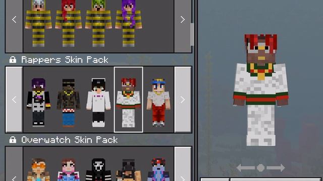 minecraft pocket edition Rappers skin pack смотреть онлайн