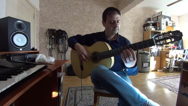 handmade flamenco guitar by Uğur Kemaneci смотреть онлайн