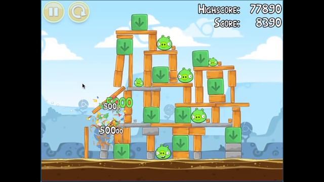 Angry Birds Chrome Dimension #7 (4-7) 3 Star Walkthrough смотреть онлайн