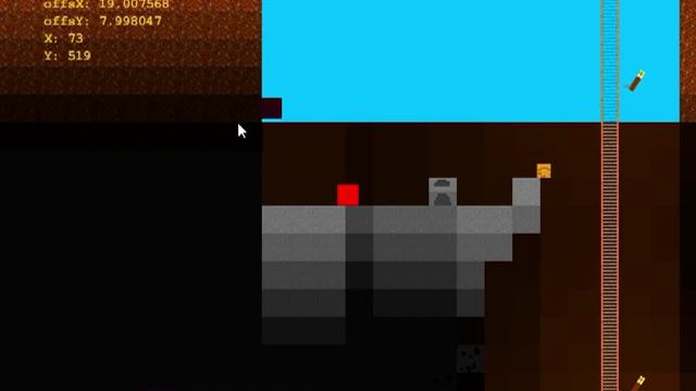 Minecraft Clone in 2D named "RiskMiner2D" made in Java смотреть онлайн