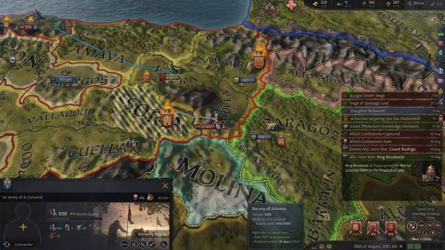 Fighting THREE WARS At Once - Crusader Kings 3 ROYAL COURT - Iberian Brother War | DLC | Part 04 смотреть онлайн
