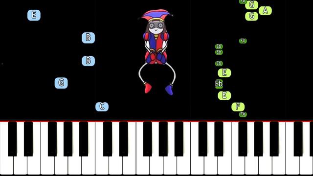 The Amazing Digital Circus Memes on Piano смотреть онлайн