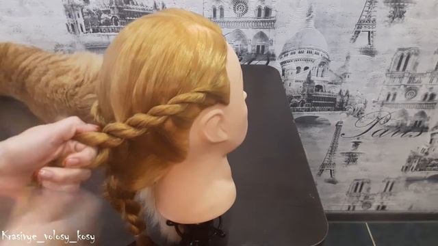 Прическа из жгутов смотреть онлайн