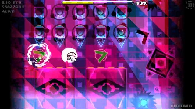 Neon Skyline (Extreme Demon) by Recillia | Geometry Dash (240 hz) смотреть онлайн