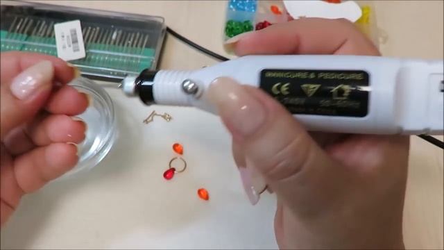 ???как расширить отверстие в бусине ??? золотые серьги??? аппарат для маникюра смотреть онлайн