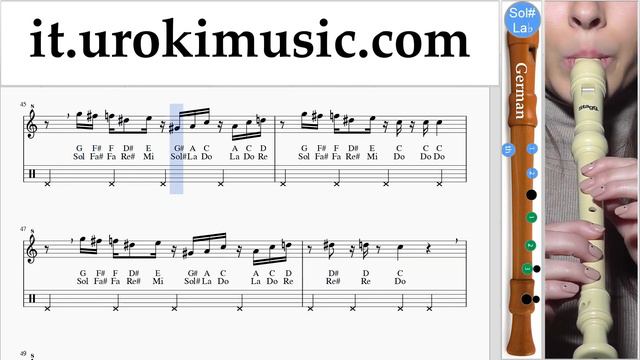 Corso di Flauto Dolce G. Super Mario Bros - Theme Tablature Tab um-a276 смотреть онлайн