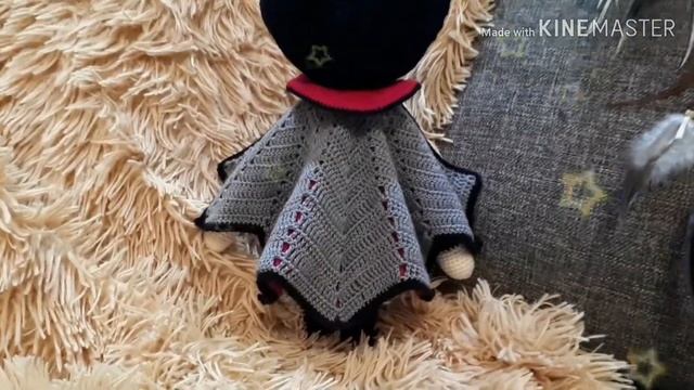 Игрушки крючком Летучая мышь-вампир Влад Lalylala смотреть онлайн
