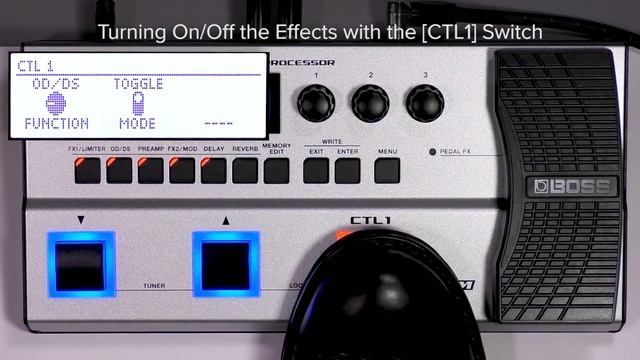 GT-1B Quick Start chapter6 : Setting for CTL1 Pedal смотреть онлайн