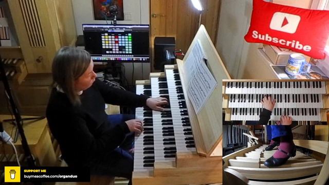 Wenn wir in höchsten Nöten sein, BWV 641 | Johann Sebastian Bach | Hauptwerk Martinikerk Groningen смотреть онлайн