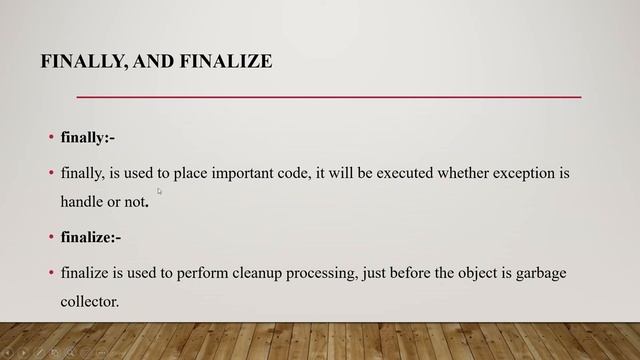 difference between final, finally and finalize in java смотреть онлайн