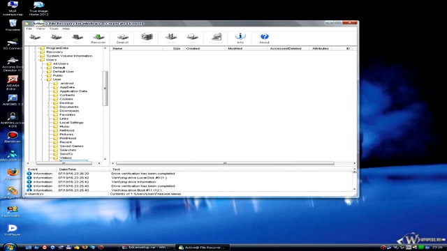 Восстановление информации программой Active File Recovery
