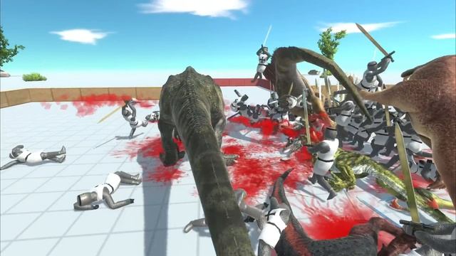 Army of Teutonic Knights vs Every Faction - Animal Revolt Battle Simulator смотреть онлайн