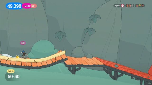 OlliOlli World Walkthrough - Avoid Flower Wallrides (Epic Falls) смотреть онлайн