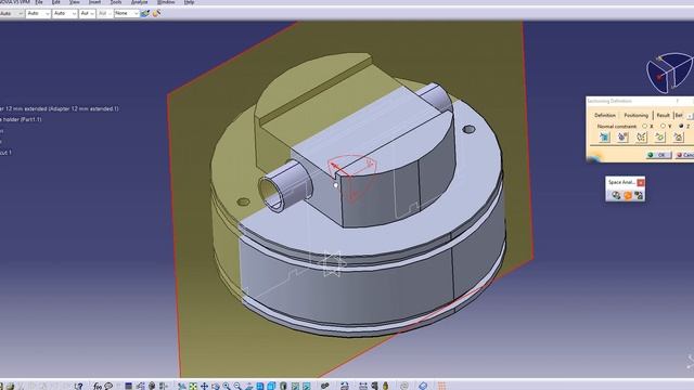 Section Cut (view) In CATIA (Solid Cut, Volume 3d Cut)