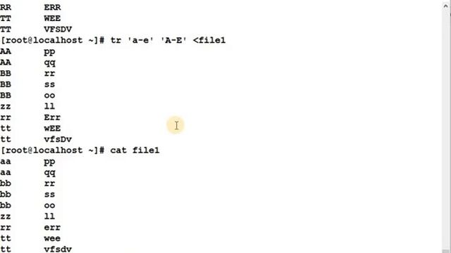 How to translate words in any file using TR command in rhel redhat Linux os. смотреть онлайн