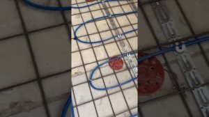 Укладка кабельного тёплого пола на балконе под стяжку