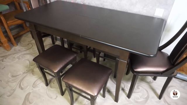 Стол Элегант Цвет №5 Венге Стул Силуэт смотреть онлайн