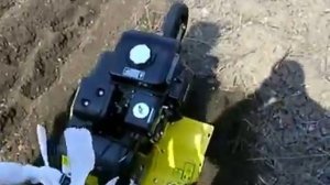 Мотокультиватор Huter GMC-5.5 в работе