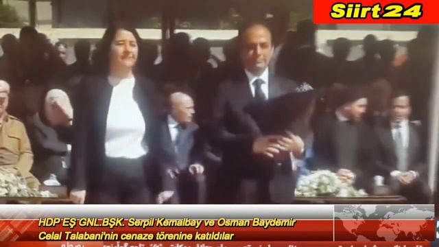 HDP EŞ GNL BŞK Serpil Kemalbay ve Osman Baydemir Celal Talabani'nin cenaze törenine katıldılar смотреть онлайн