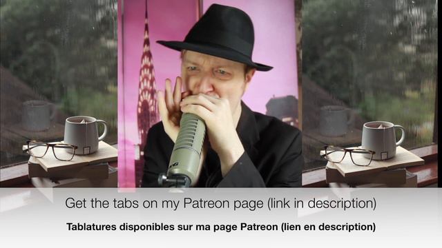 Fever solo on a C harmonica in A minor - 4rth position (tabs on patreon) смотреть онлайн