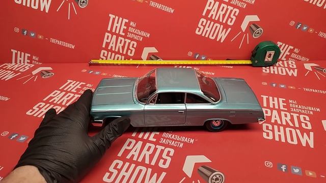 Chevrolet Bel Air 409 Sport Coupe 1962 - Огромная (30 см) коллекционная, масштабная модель 1:18. смотреть онлайн