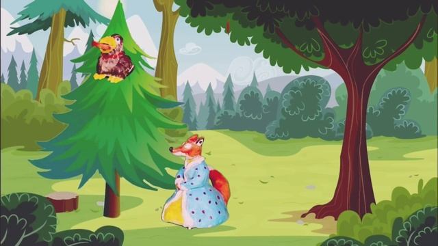 Басни Ивана Андреевича Крылова «Слон и моська» и «Ворона и лисица». смотреть онлайн