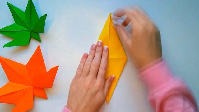 Оригами КЛЕНОВЫЙ ЛИСТ ? смотреть онлайн