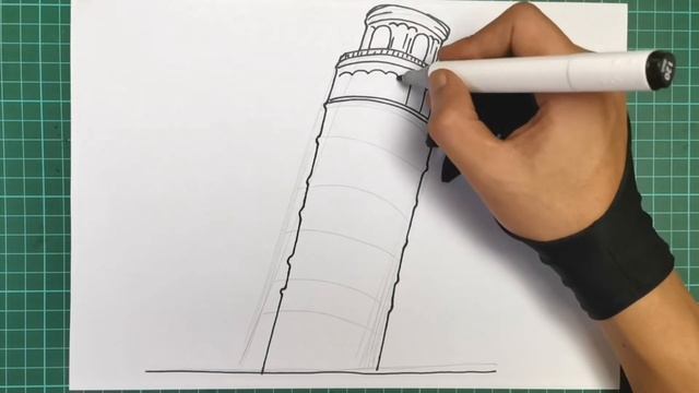 How to Draw The Leaning Tower of Pisa смотреть онлайн