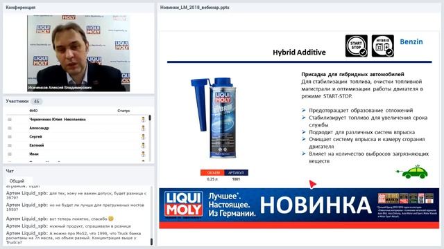 Новинки LIQUI MOLY 2018 смотреть онлайн