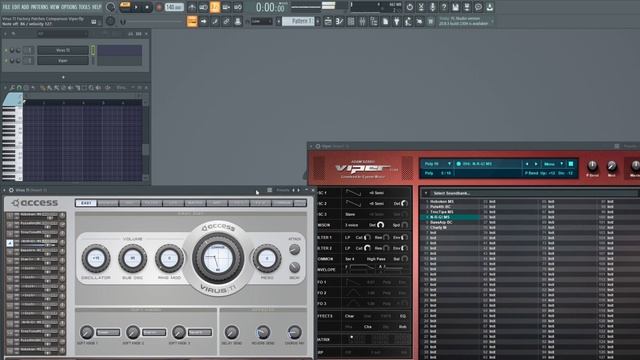 Access Virus TI VS Adam Szabo Viper - Comparison of 6 Factory Patches смотреть онлайн