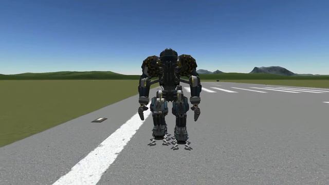 Kerbal Space program - Mech Walker season 4 - StarCraft Terran Marine Power Armor part 1 смотреть онлайн