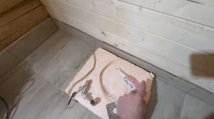 Как закрепить кран, вентиль или смеситель на стене из вагонки, ГКЛ,  ОСБ,  кирпича, бревна. Надёжно