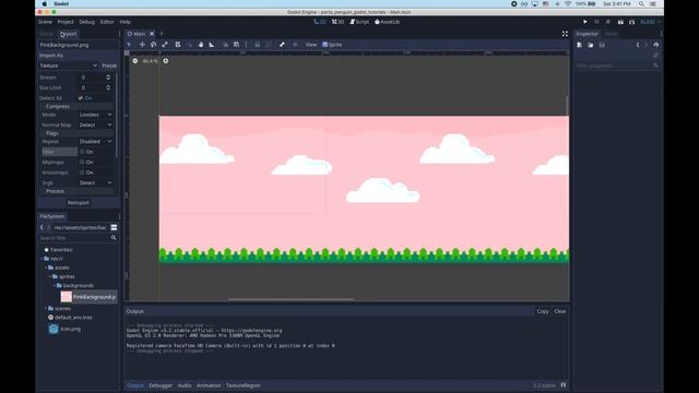 Making an Endless Runner in Godot, Part 1 - Scrolling Background смотреть онлайн