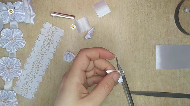 Ленты в косы из атласной ленты 5 см. смотреть онлайн