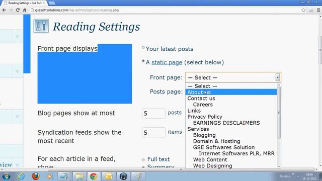 Creating Static Front Page in WordPress смотреть онлайн