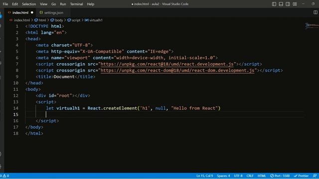 Aprenda React #3. O DOM Virtual. смотреть онлайн