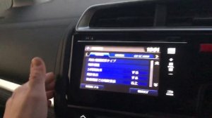 Настройка времени на штатной голове Honda Fit gp5