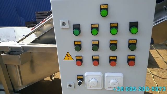 Вихревая промышленная мойка для овощей и фруктов