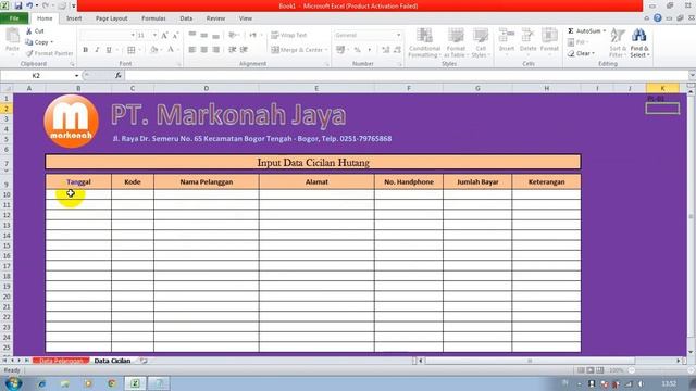 Tutorial Aplikasi Kredit Menggunakan Microsoft Excel смотреть онлайн