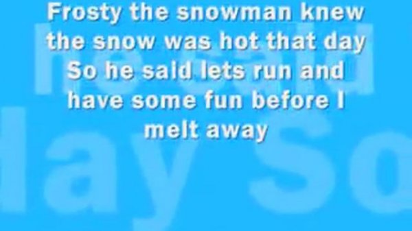 Frosty The Snowman - Lyrics
