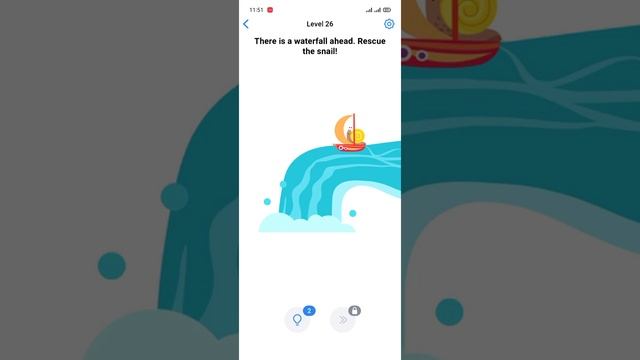 Easy Game Level 26 answer There is a waterfall ahead rescue the snail - Solution Walkthrough смотреть онлайн