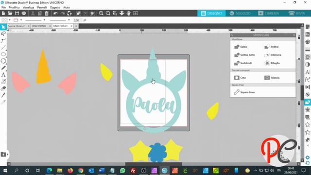 Decorazione / fiocco nascita unicorno. Unicorn birth decoration. Video tutorial смотреть онлайн