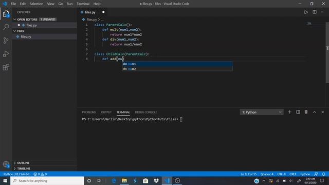 Python 3 Basics Tutorial #21 Inheritance смотреть онлайн