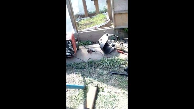 Доработка.Бензиновый садовый измельчитель из мотокосы 2 часть. смотреть онлайн