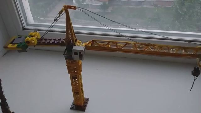 Модель башенного крана Dahan QTZ-80. смотреть онлайн