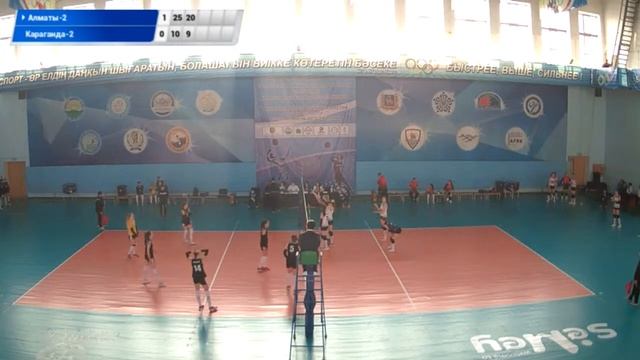 Алматы-2 - Караганда-2.Волейбол|XXX ЧРК|Женщины|Высшая лига U-23|3 тур|Семей смотреть онлайн