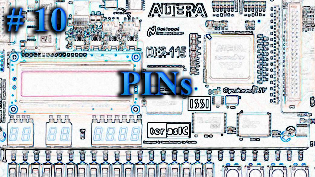 Quartus - подключение ПИНов к проекту