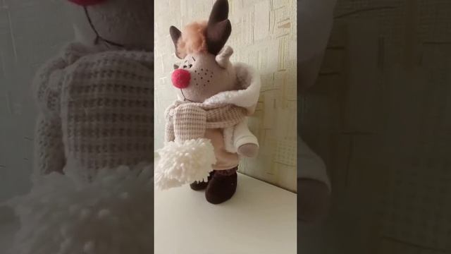 Интерьерная кукла "Олень", ручная работа. #рукоделие #интерьернаякукла смотреть онлайн